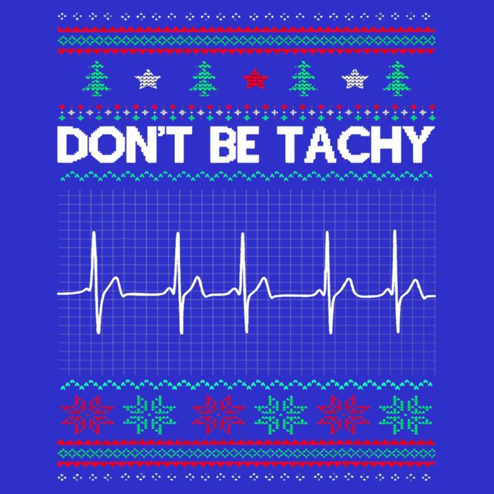 Funny Xmas Nurse DonT Be Tachy Ugly Christmas Sweaters T Meaningful Gift V-Neck T-Shirt