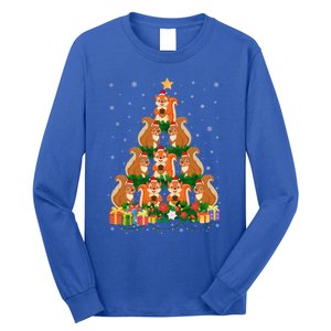 Funny Xmas Outfit For Squirrel Lovers Ugly Christmas Gift Long Sleeve Shirt