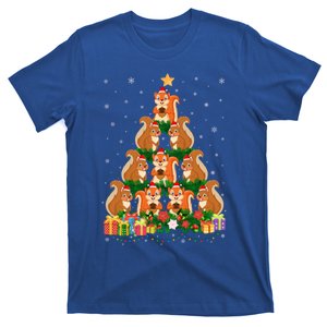 Funny Xmas Outfit For Squirrel Lovers Ugly Christmas Gift T-Shirt