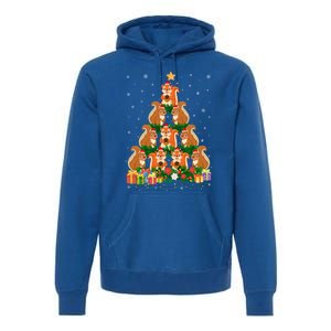 Funny Xmas Outfit For Squirrel Lovers Ugly Christmas Gift Premium Hoodie