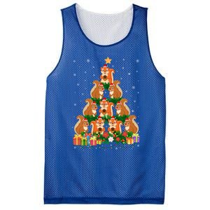 Funny Xmas Outfit For Squirrel Lovers Ugly Christmas Gift Mesh Reversible Basketball Jersey Tank