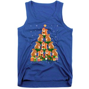 Funny Xmas Outfit For Squirrel Lovers Ugly Christmas Gift Tank Top