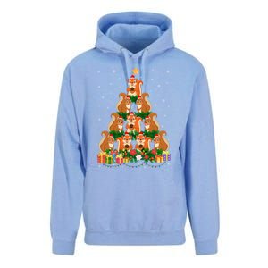 Funny Xmas Outfit For Squirrel Lovers Ugly Christmas Gift Unisex Surf Hoodie