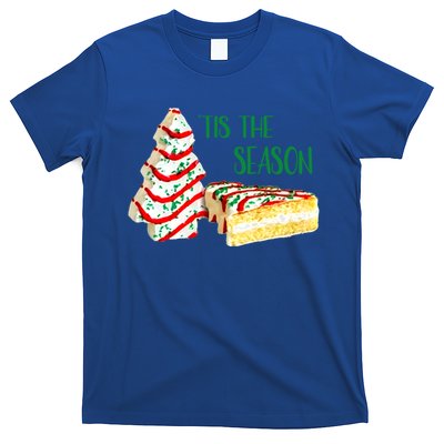 Family Xmas Outfit Cake Lovers Christmas Tree Snack Cake Tee Gift T-Shirt