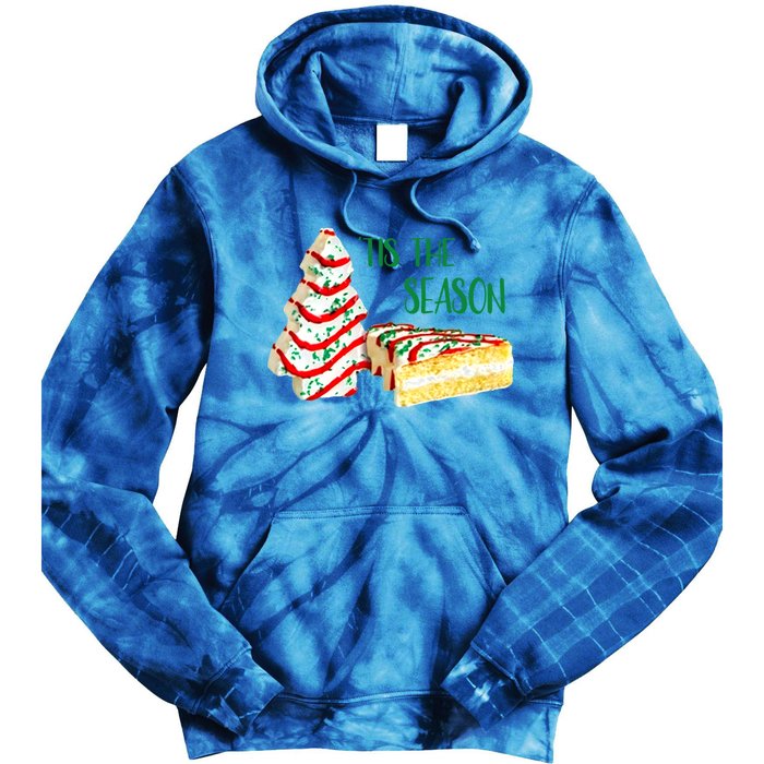 Family Xmas Outfit Cake Lovers Christmas Tree Snack Cake Tee Gift Tie Dye Hoodie