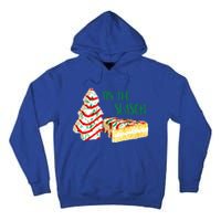 Family Xmas Outfit Cake Lovers Christmas Tree Snack Cake Tee Gift Tall Hoodie