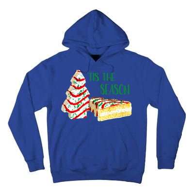 Family Xmas Outfit Cake Lovers Christmas Tree Snack Cake Tee Gift Tall Hoodie