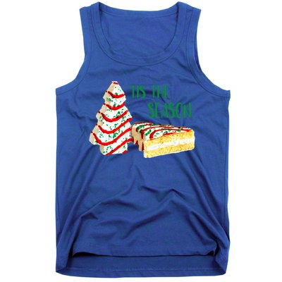 Family Xmas Outfit Cake Lovers Christmas Tree Snack Cake Tee Gift Tank Top