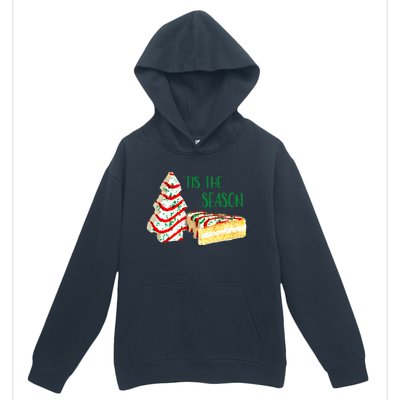 Family Xmas Outfit Cake Lovers Christmas Tree Snack Cake Tee Gift Urban Pullover Hoodie