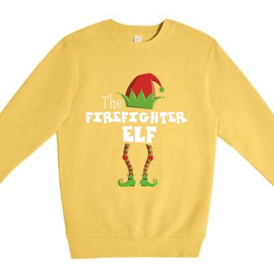 Firefighter Xmas Pajama Gift Premium Crewneck Sweatshirt