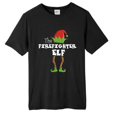 Firefighter Xmas Pajama Gift Tall Fusion ChromaSoft Performance T-Shirt