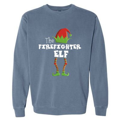 Firefighter Xmas Pajama Gift Garment-Dyed Sweatshirt