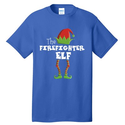 Firefighter Xmas Pajama Gift Tall T-Shirt