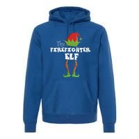 Firefighter Xmas Pajama Gift Premium Hoodie