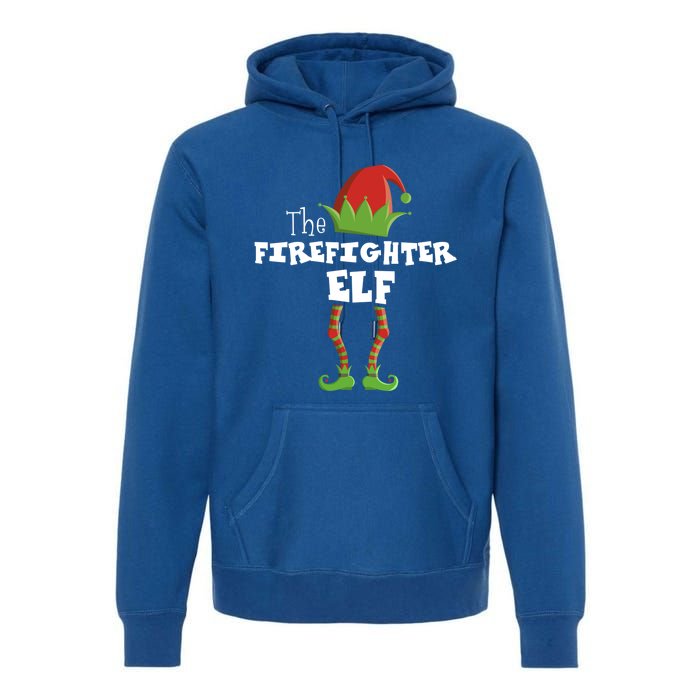 Firefighter Xmas Pajama Gift Premium Hoodie