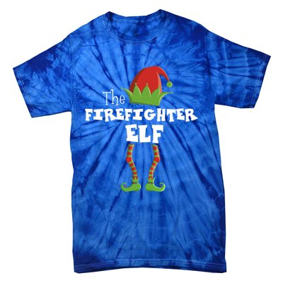 Firefighter Xmas Pajama Gift Tie-Dye T-Shirt