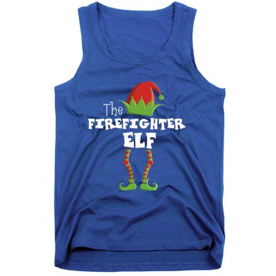 Firefighter Xmas Pajama Gift Tank Top