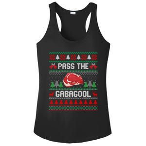 Funny Xmas Pass The Gabagool Tacky Ugly Christmas Great Gift Ladies PosiCharge Competitor Racerback Tank