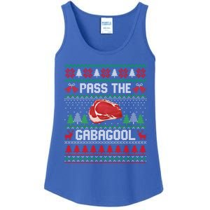 Funny Xmas Pass The Gabagool Tacky Ugly Christmas Great Gift Ladies Essential Tank