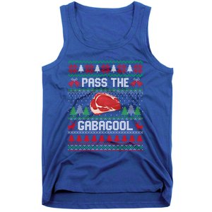 Funny Xmas Pass The Gabagool Tacky Ugly Christmas Great Gift Tank Top