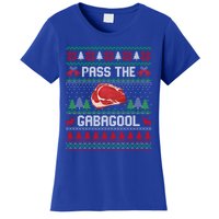 Funny Xmas Pass The Gabagool Tacky Ugly Christmas Great Gift Women's T-Shirt