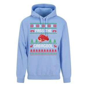 Funny Xmas Pass The Gabagool Tacky Ugly Christmas Great Gift Unisex Surf Hoodie