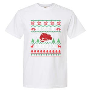 Funny Xmas Pass The Gabagool Tacky Ugly Christmas Great Gift Garment-Dyed Heavyweight T-Shirt