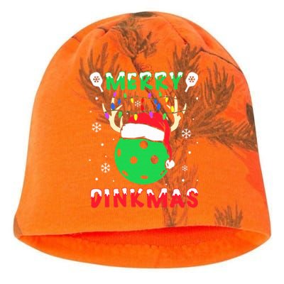 Funny Xmas Reindeer Santa Merry Pickleball Christmas  Kati - Camo Knit Beanie