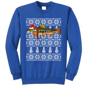 Fish Xmas Santa Hat Brook Trout Ugly Christmas Swea Sweatshirt