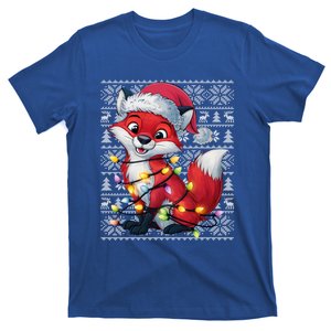 Fox Xmas Style Ugly Santa Fox Christmas T-Shirt