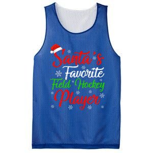 Funny Xmas Santas Favorite Field Hockey Player Christmas Funny Gift Mesh Reversible Basketball Jersey Tank