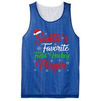 Funny Xmas Santas Favorite Field Hockey Player Christmas Funny Gift Mesh Reversible Basketball Jersey Tank