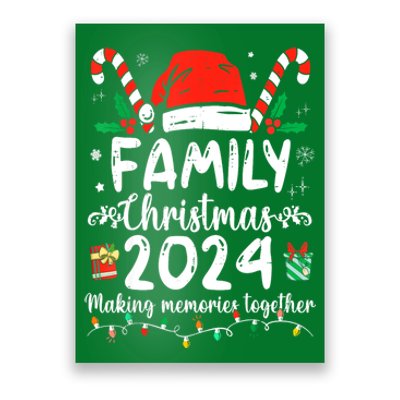 Funny Xmas Squad Santa Elf Family Christmas 2024 Matching Gift Poster