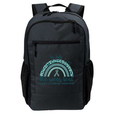 Fragile X Syndrome Awareness In July We Wear Teal Daily Commute Backpack