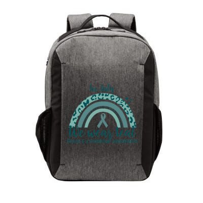 Fragile X Syndrome Awareness In July We Wear Teal Vector Backpack