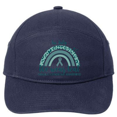 Fragile X Syndrome Awareness In July We Wear Teal 7-Panel Snapback Hat