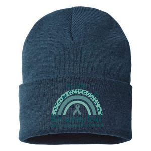 Fragile X Syndrome Awareness In July We Wear Teal Sustainable Knit Beanie