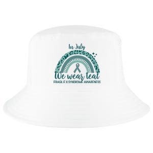 Fragile X Syndrome Awareness In July We Wear Teal Cool Comfort Performance Bucket Hat