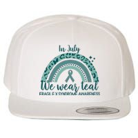 Fragile X Syndrome Awareness In July We Wear Teal Wool Snapback Cap