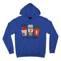 Funny Xmas Saying All I Want For Christmas Is More Coffee Tall Hoodie