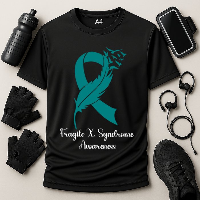 Fragile X Syndrome Awareness Family Wear Matching Support Gift Cooling Performance Crew T-Shirt