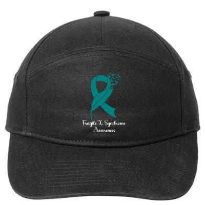 Fragile X Syndrome Awareness Family Wear Matching Support Gift 7-Panel Snapback Hat
