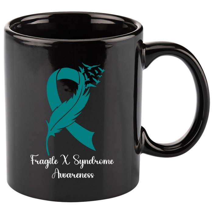 Fragile X Syndrome Awareness Family Wear Matching Support Gift 11oz C Handle Ceramic Mug