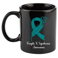 Fragile X Syndrome Awareness Family Wear Matching Support Gift 11oz C Handle Ceramic Mug