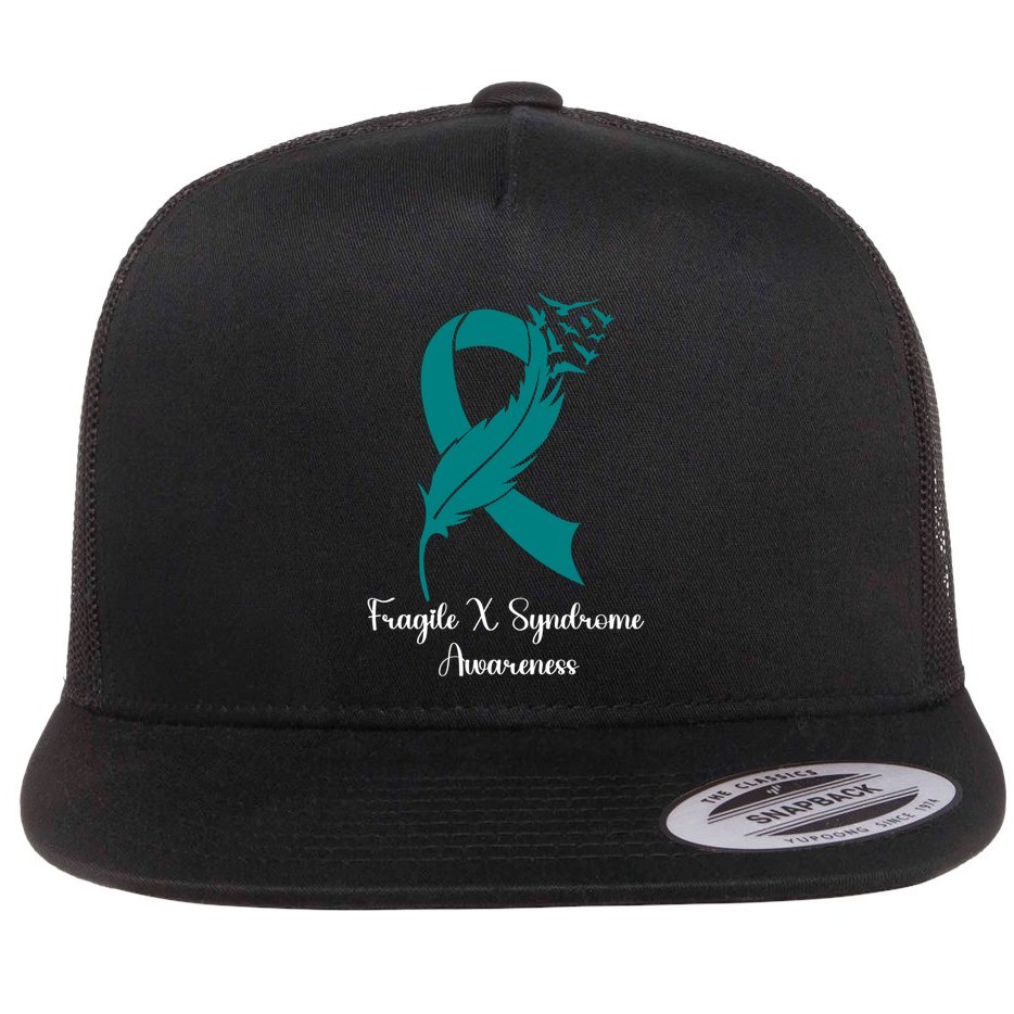 Fragile X Syndrome Awareness Family Wear Matching Support Gift Flat Bill Trucker Hat