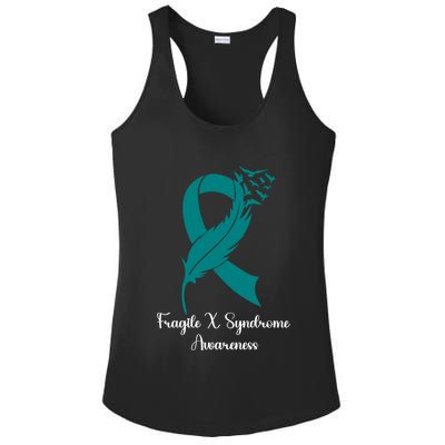 Fragile X Syndrome Awareness Family Wear Matching Support Gift Ladies PosiCharge Competitor Racerback Tank