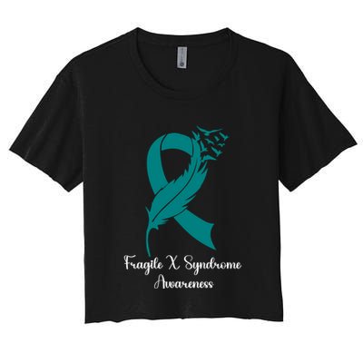 Fragile X Syndrome Awareness Family Wear Matching Support Gift Crop Top