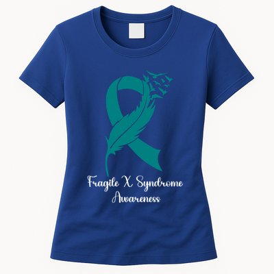 Fragile X Syndrome Awareness Family Wear Matching Support Gift Womens T-Shirt