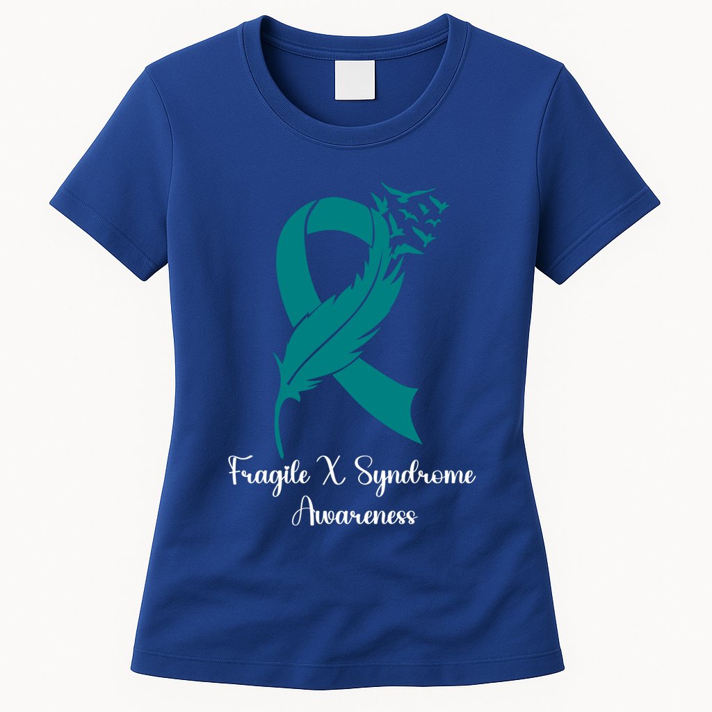 Fragile X Syndrome Awareness Family Wear Matching Support Gift Womens T-Shirt