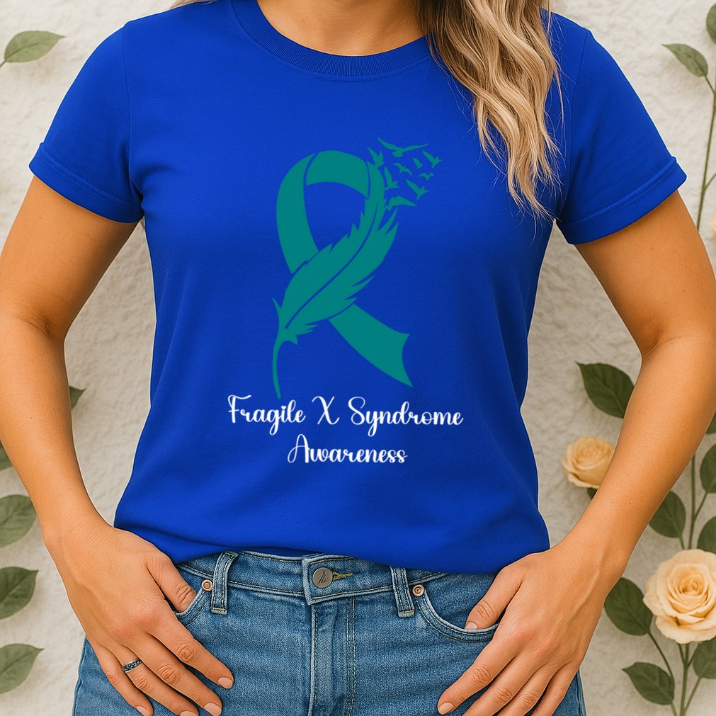 Fragile X Syndrome Awareness Family Wear Matching Support Gift Womens T-Shirt